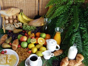 B&B Swansea - continental breakfast